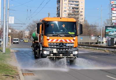 График за миенето на пловдивските улици от 19 до 23 август