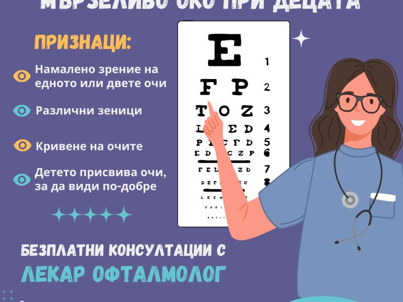 Започва Общинската програма „Да опазим очите на децата“