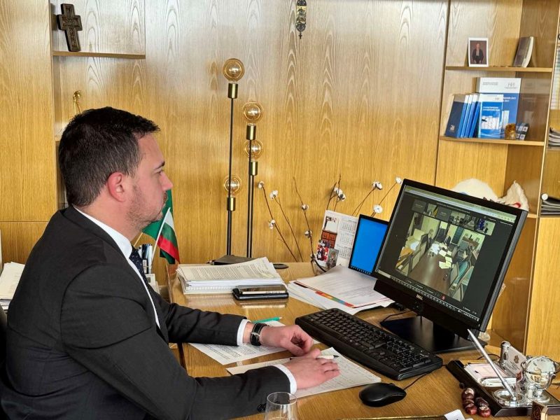 Зам.-министър Николай Павлов участва в онлайн среща с новоизбрания еврокомисар по търговията и икономическата сигурност Марош Шефчович 