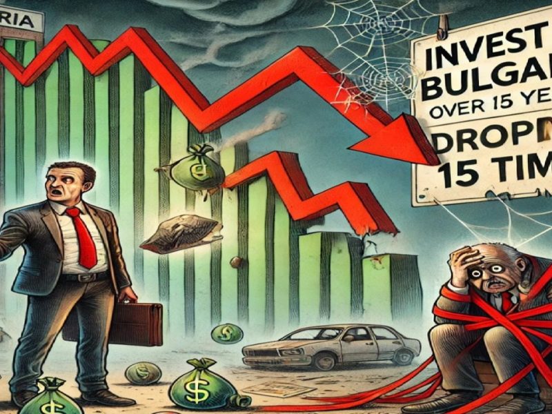 14.23 пъти намаляха инвестициите в България за 15 години “успешно управление” на ГЕРБ-СДС.