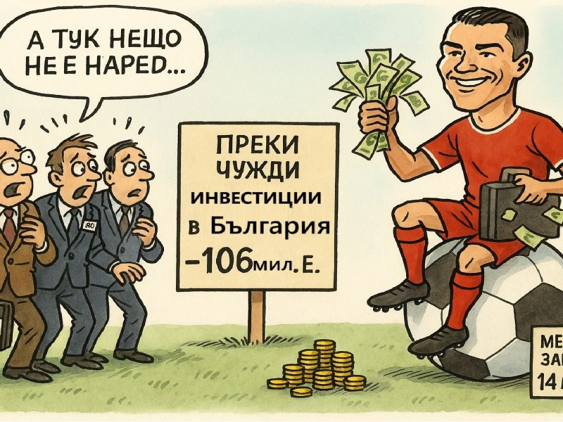 България твърдо остава непривлекателна за чуждестранни инвестиции