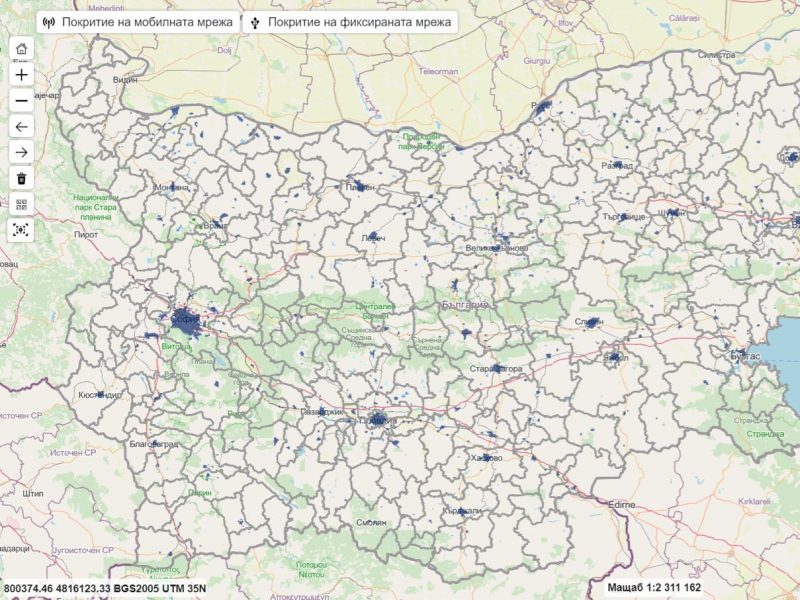 Осем оферти са подадени по проекта за изграждане на цифрова свързаност в отдалечени и слабо населени райони