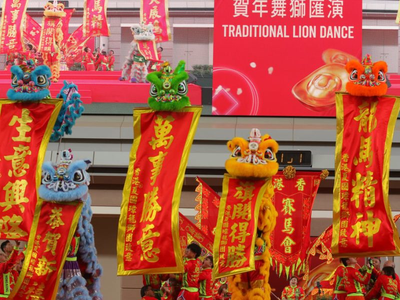 От фойерверки до състезания, как Хонконг празнува годината на коня