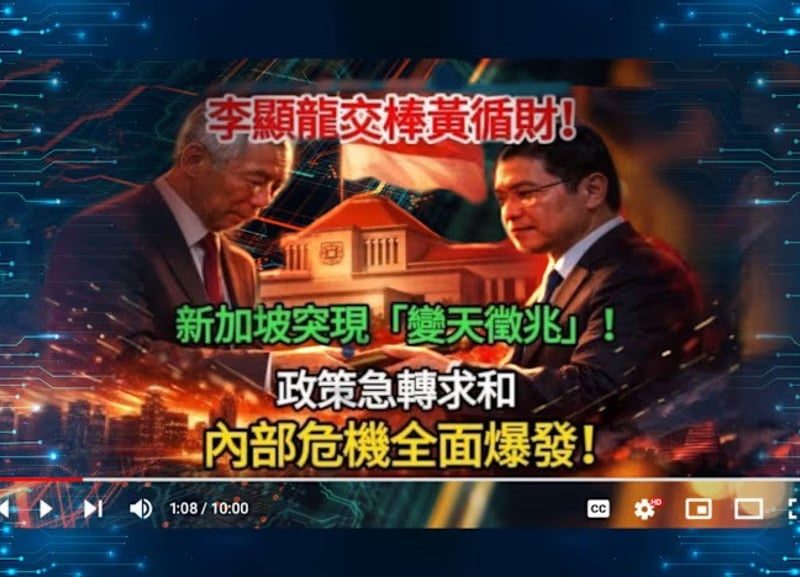 Министър-председателят на Сингапур атакуван от стотици фалшиви видеоклипове с изкуствен интелект на китайски език
