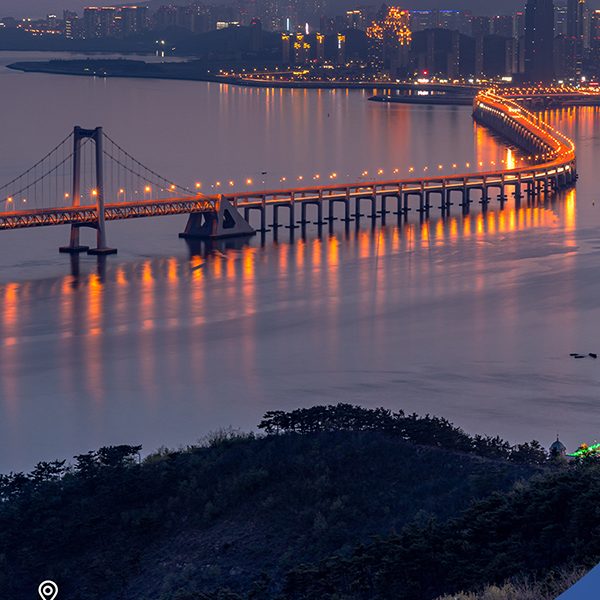 Мостът на залива Синхай, Далиан